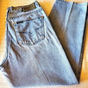 Harley-Davidson Vintage High Rise Pocketed Classic Sz 14 x 28.5 Blue Jeans